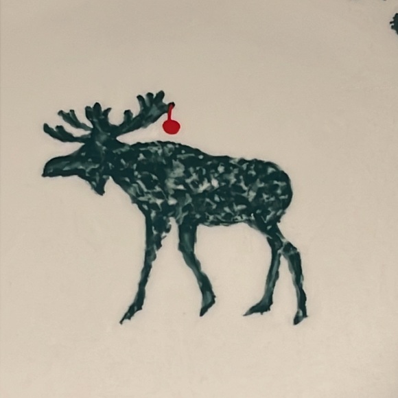 NIB Folk Craft Holiday Pines Dessert Plates By Tienshan - set of 4 Discontinued! - Picture 5 of 16